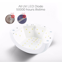 Sunuv-Profesjonalna lampa UV do paznokci, lampka LED do suszenia żelu, maszyna z czujnikiem na podczerwień, 48 W, manicure 4